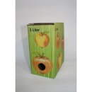 Bag in Box Karton 3 Liter bunt Apfeldekor