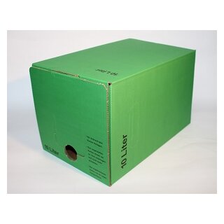 Bag in Box Karton 10 Liter grün