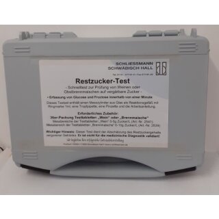 Restzuckertest-Brennmaische 0-10 g/L / Testset