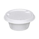 Dressingcup mit Deckel 60ml, Bagasse, Ø 63 mm