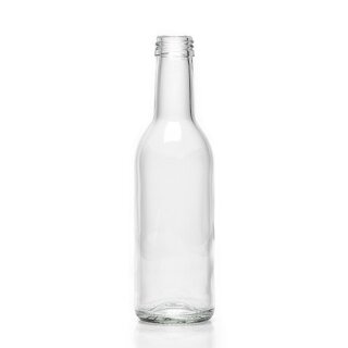 Bordo Flasche 0,25 l weiß MCA 28